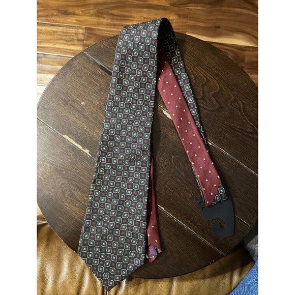 VINTAGE Tommy Hilfiger Neck Tie Silk Two Toned - Picture 1 of 4